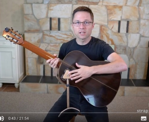 Review of Mundo Guitar Support & Strap by Bradford Werner of 'This Is Classical Guitar.'
